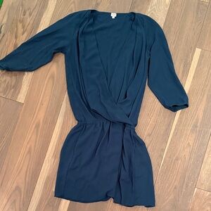 Elegant Navy Blue Dress